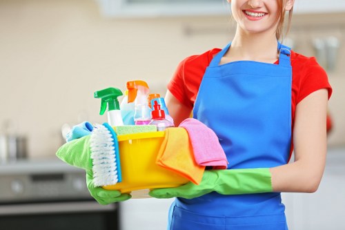 Thorough cleaning process in Acton showing professional deep cleaning standards