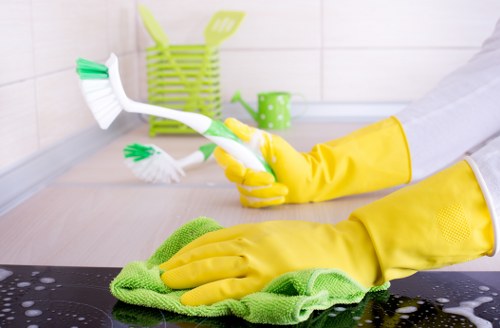 Reusable items prepared for charity donation after cleaning