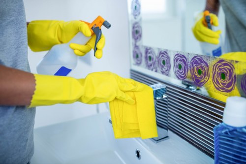 Thorough cleaning of kitchen and bathroom surfaces