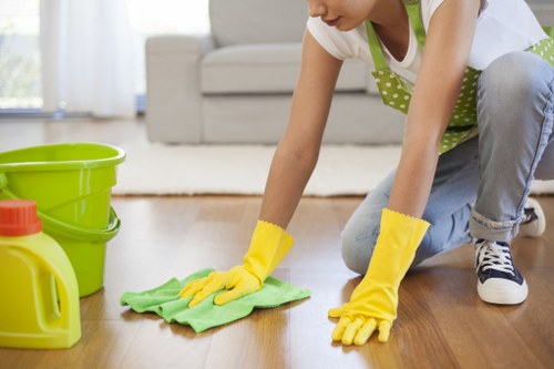 Local hard floor maintenance service for a commercial space in Acton